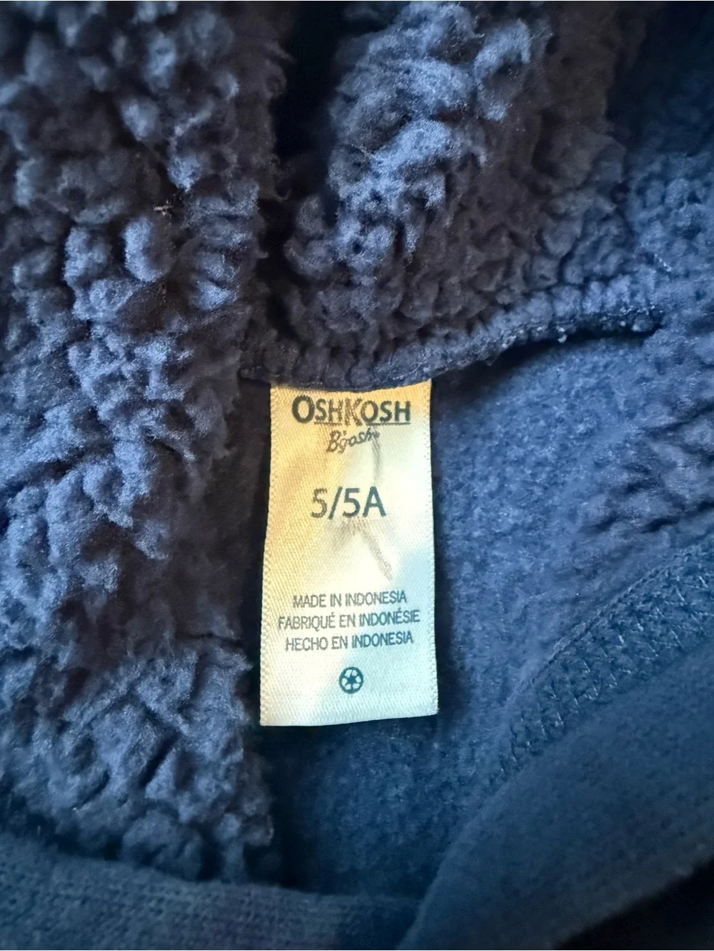 Two OshKosh B'gosh Sherpa-Lined Hoodie